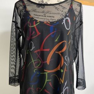 Charlie B tank mesh over top P/S